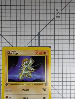 Pokemon Card Machop 59/82 1st Edition Team Rocket 1999 Non-Holo Lightly Played - Image 3