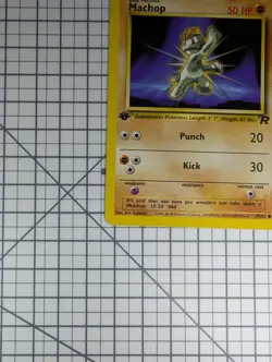 Pokemon Card Machop 59/82 1st Edition Team Rocket 1999 Non-Holo Lightly Played - Image 5