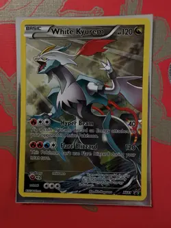 Pokemon White Kyurem XY81 Full Art Black Star Promo XY Holo TCG 2015 Card ENG - Image 1