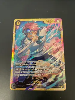 Koby OP11-119 SEC a Fist of Divine Speed One Piece Card English Edition - Image 1