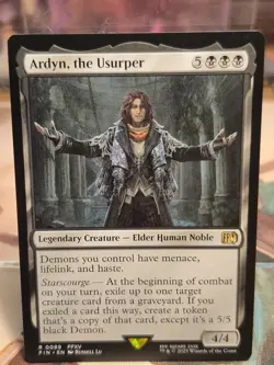 R 0089 Ardyn, the Usurper NM Rare FFXV Final Fantasy MTG Card FIN Black Human - Image 1