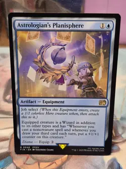 R 0046 Astrologian's Planisphere Final Fantasy Card MTG Rare FIN FFXIV Artifact - Image 1