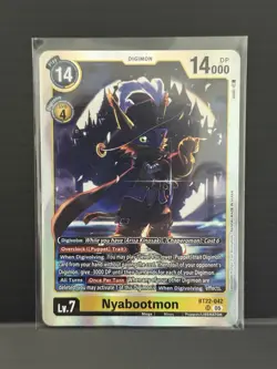 Digimon Card Game Nyabootmon BT22-042 SR Cyber Eden - Image 1