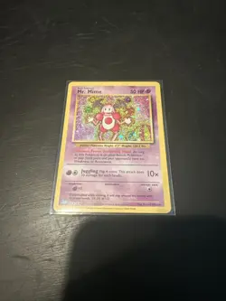 Pokemon TCG Mr. Mime No. 013/034 Card Game Classic *Cosmos Reverse Holo* MINT - Image 1