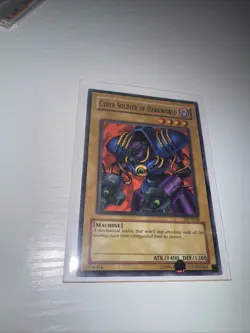 Yu-Gi-Oh TP1-E028 Cyber Soldier of Darkworld Common Card Tournament Pack 1 - Image 1