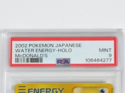 WATER Energy HOLO Pokemon E-Series 2002 McDonald's Promo Japanese PSA 9 MINT - Image 2