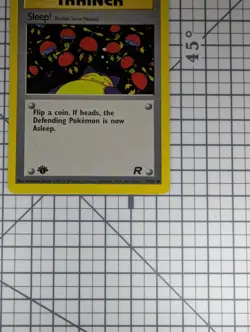 Pokemon Trainer Card Team Rocket 1st Edition Sleep! (79/82) LP - Image 3