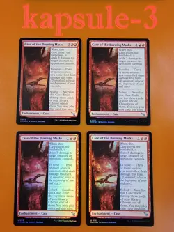 4x Case of the Burning Masks | FOIL | Murders at Karlov Manor | MTG Magic Cards - Image 1