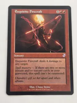 Exquisite Firecraft Time Spiral: Remastered Regular #343 Magic the gathering MTG - Image 1
