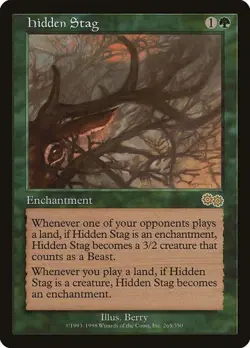 2x Hidden Stag Urza's Saga LP MTG - Image 1