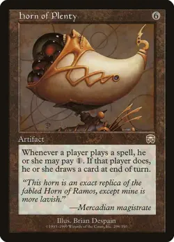 2x Horn of Plenty Mercadian Masques MP MTG - Image 1