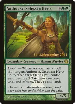 Anthousa, Setessan Hero -Foil Medium Play MTG Promos: Prerelease Cards - Image 1