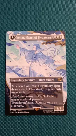 MTG Venat, Heart of Hydaelyn Borderless Final Fantasy Regular #329 - Image 1