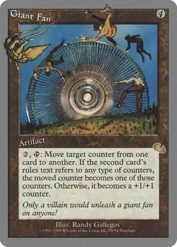 1x Giant Fan - LP - Unglued - SPARROW MAGIC mtg - Image 1