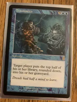 Traumatize Odyssey MTG Magic The Gathering Rare Near Mint - Image 1