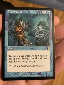 Traumatize Odyssey MTG Magic The Gathering Rare Near Mint - Image 2