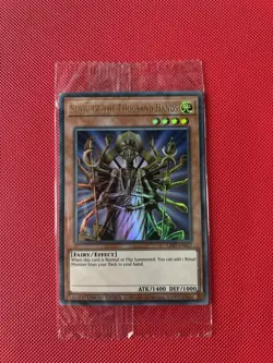 YUGIOH Ultra Rare Senju Of The Ten Thousand Hands LART-EN057 SEALED - Image 1