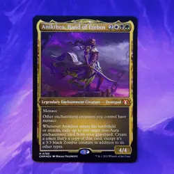 DISPLAY THICK FOIL Anikthea, Hand of Erebos 0780 CMM Commander Master MTG Menace - Image 1
