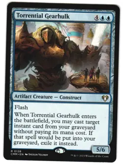 Torrential Gearhulk 128 Commander Masters NM MTG - Image 1