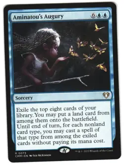 Aminatou's Augury 73 Commander Masters NM MTG - Image 1