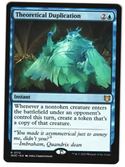 Theoretical Duplication 112 Commander: Wilds of Eldraine NM MTG - Image 1