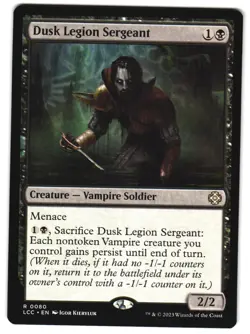 Dusk Legion Sergeant 80 Commander: The Lost Caverns of Ixalan NM MTG - Image 1