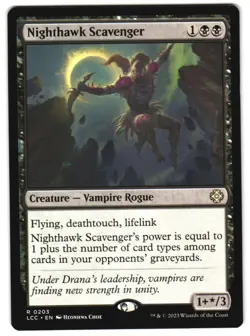 Nighthawk Scavenger 203 Commander: The Lost Caverns of Ixalan NM MTG - Image 1