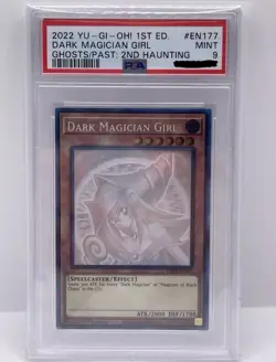 Yugioh Ghosts from Past 2 Ghost Rare DARK MAGICIAN GIRL GFP2-EN177 PSA 9 Mint! - Image 1