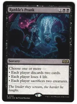 Rankle's Prank 102 Wilds of Eldraine NM MTG - Image 1