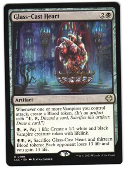 Glass-Cast Heart 199 Commander: The Lost Caverns of Ixalan NM MTG - Image 1