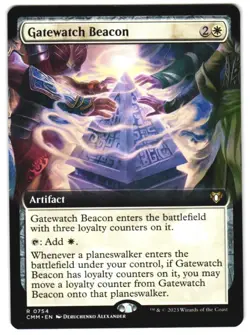 Gatewatch Beacon (Extended Art) 754 Commander Masters NM MTG - Image 1