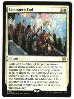 Semester's End 204 Commander: March of the Machine NM MTG - Image 1