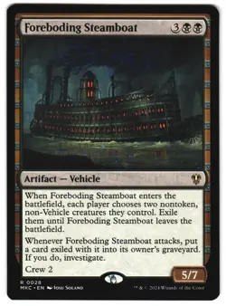 Foreboding Steamboat 28 Commander: Murders at Karlov Manor NM MTG - Image 1