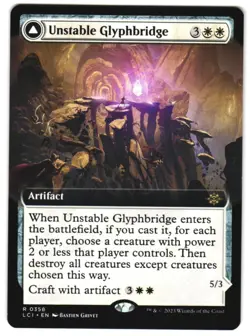 Unstable Glyphbridge (Extended Art) 358 The Lost Caverns of Ixalan NM MTG - Image 1