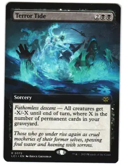 Terror Tide (Extended Art) 372 The Lost Caverns of Ixalan NM MTG - Image 1