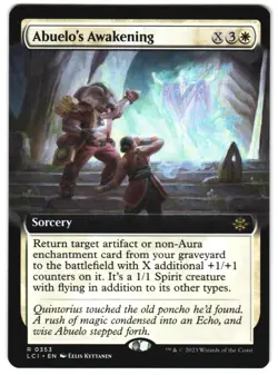 Abuelo's Awakening (Extended Art) 353 The Lost Caverns of Ixalan NM MTG - Image 1