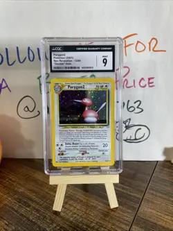 ✨ Pokemon CGC 9 Porygon2 #12 Neo Revelation “Double Holo” Error Mint SWIRL ✨ - Image 1