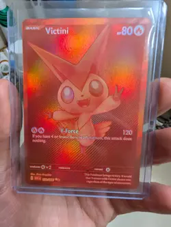 Pokemon Victini English Black Bolt White Flare 172/086 BWR - NM Minor Damage - Image 1