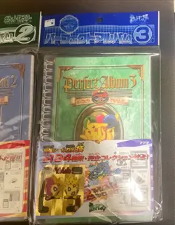 Set 3 Pokemon Amada Hyper Sticker Collection Perfect Album Unused Nintendo Japan - Image 5