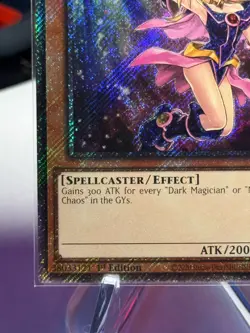 Yugioh Dark Magician Girl Alternate Art Platinum Secret Rare RA04-EN107 NM - Image 5