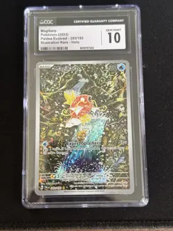 Magikarp 203/193 CGC 10 Paldea Evolved IR Illustration Rare Pokemon TCG - Image 1