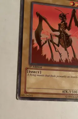 Yugioh Flying Kamakiri #2 PSV-048 Pharaoh's Servant 1st Edition - HP - Image 3