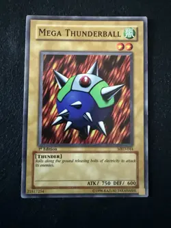 1996 YuGiOh Mega Thunderball MRD-044 - 1st Edition - LP - Image 1