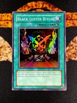 🔥YUGIOH • BLACK LUSTER RITUAL • SUPER RARE • SYE-025 • UNLIMITED • NM🔥 - Image 1