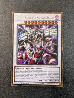 Dragocytos Corrupted Nethersoul Dragon PGL2-EN014 Gold Secret Rare 1st Yugioh NM - Image 1