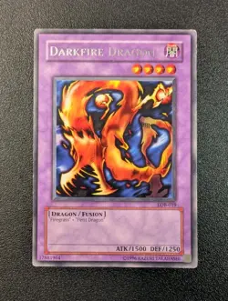 Darkfire Dragon - LOB-019 - Rare - Unlimited Edition - Yugioh LP - Image 1