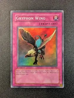Gryphon Wing SDP-050 Super Rare 1st Edition Yugioh LP - Image 1