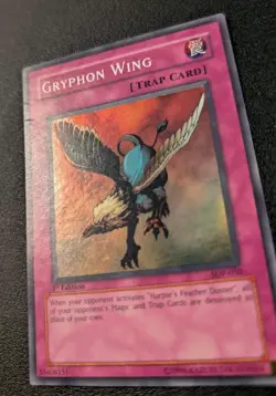 Gryphon Wing SDP-050 Super Rare 1st Edition Yugioh LP - Image 2