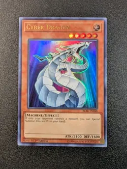 Cyber Dragon BLRR-EN048 Ultra Rare 1st Edition Yugioh LP - Image 1