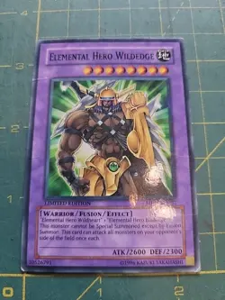 Yugioh Elemental Hero Wildedge (MF02-EN002) Limited Edition - Image 2